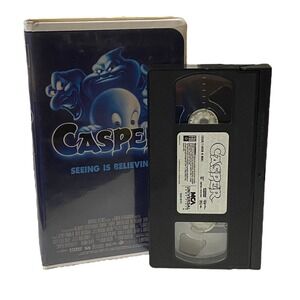 Casper VHS Tape Movie Vintage 1995‎ Family Comedy Animated Collectible Halloween